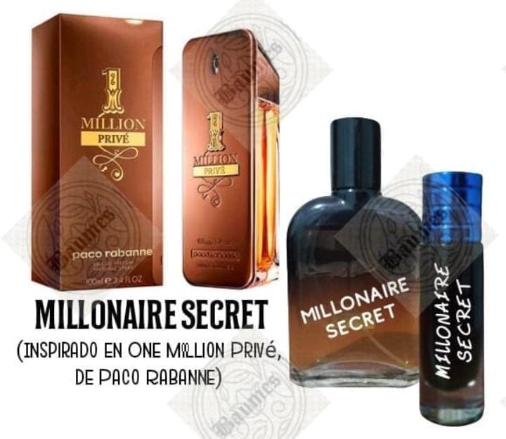 MILLONAIRE SECRET (Inspirado en One Million Privé de Paco Rabanne) - Imagen 3
